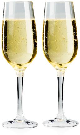 Nesting Champagne Flute Set x 2 NA