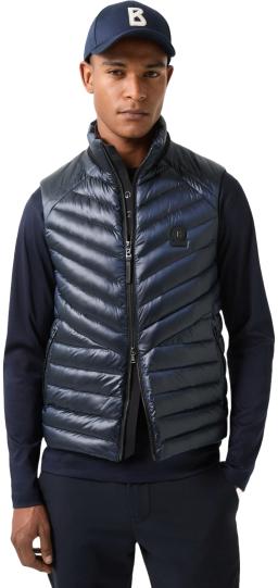 Mens Lasse Lightweight Down Gilet Dark Blue