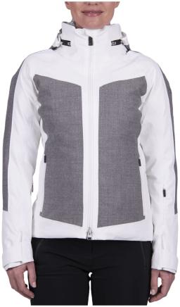 Womens Celeste Ski Jacket White/Alloy