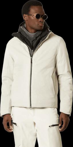 Balma Cashmere Mens Ski Jackets Pearl Grey