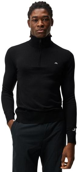 Mens Kian Knitted Golf Sweater Black