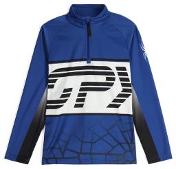 Kids Web Midlayer Zip Top Electric Blue