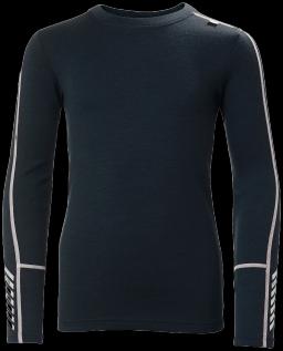 Juniors Lifa Merino Midweight Base Layer Set Navy