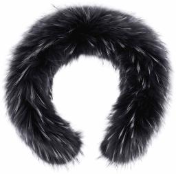 Pelz Schwarz-Weiß S Fur Black