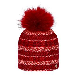 Gitte Fur Hat Red
