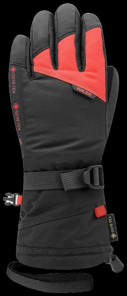 Kids Giga 5 Ski Glove Black Red