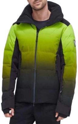 Mens Woven Down Jacket Shaded Green