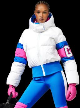 Womens Puck Ski Jacket White
