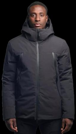 Mens Stretch Line Transit Serie Parka Black