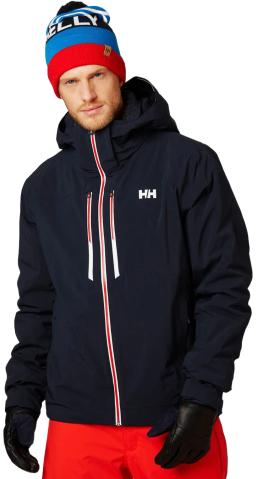 Mens Alpha Lifaloft Insulated Ski Jacket Navy