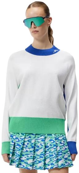 Womens Zoe Knitted Sweater White