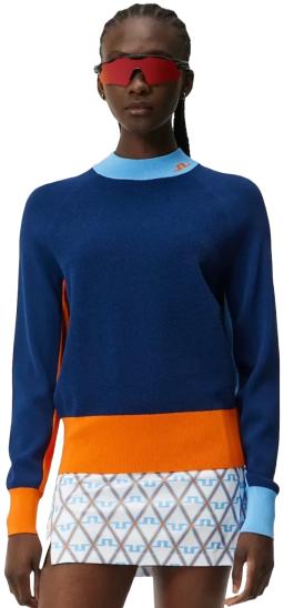 Womens Zoe Knitted Sweater Estate Blue