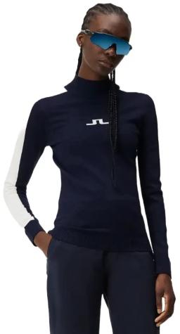 Womens Adeline Knitted Sweater JL Navy