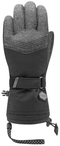 Womens Gely 5 Ski Gloves Black Grey