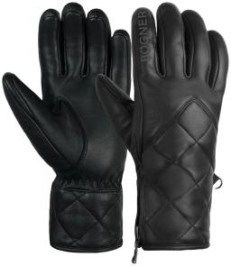 Womens Dana Ski Glove Black Leather