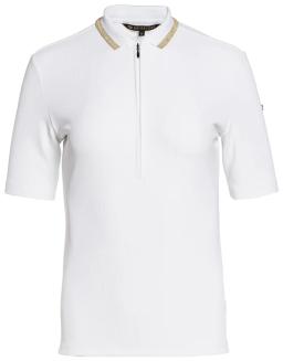 Womens Cassia Short Sleeve Top White