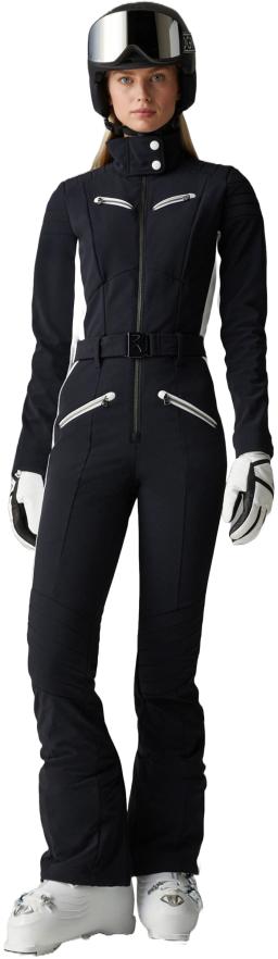 Womens Misha Ski Overalls Black/White