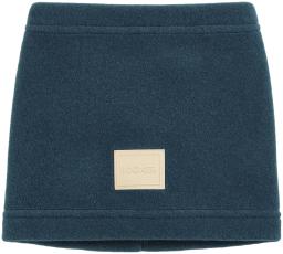 Kids Monja Fleece Tube Scarf Navy Blue