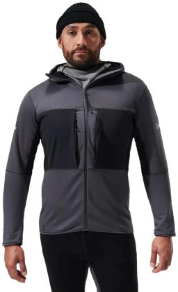 Mens MTN Guide MW Hoody Grey Pinstripe/Jet Black