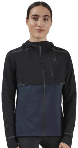 Weather Womens Running Jacket Black/Navy