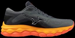 Womens Wave Sky 7 Running Shoes Turbulence/White/Carrot Curl