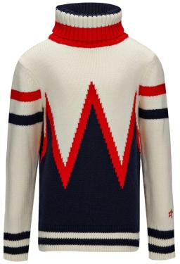 Kids Alpine II Sweater Snow White/Navy