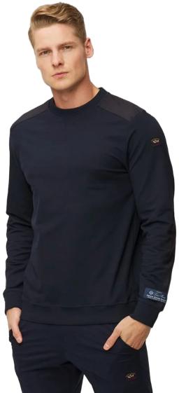 Mens Knitted Sweatshirt Navy