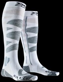 Mens Control 4.0 Ski Socks Artic White/Pearl Grey
