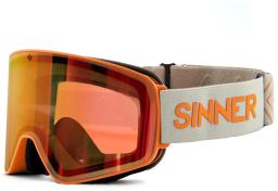 Snowghost Ski Goggles Matte White/Transparent Sintrast Lens