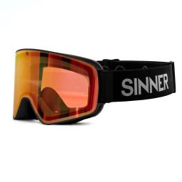 Snowghost Ski Goggles Matte Black/Transparent Sintrast Lens