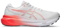 Gel-Kayano 30 Mens Running Shoes White/Sunrise Red
