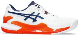 Gel-Resolution 9 Mens Tennis Shoes White/Blue Expance