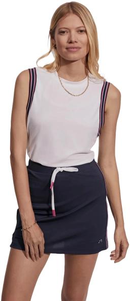 Wellings Performance Tank White/Cactus Flower