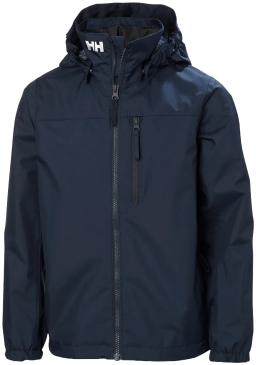 Juniors Crew Hooded Jacket Navy