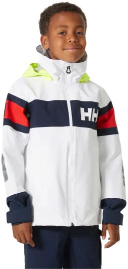 Juniors Salt 2 Sailing Jacket White