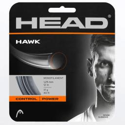 Hawk 17g /1.25mm Tennis String Set Platinum Grey