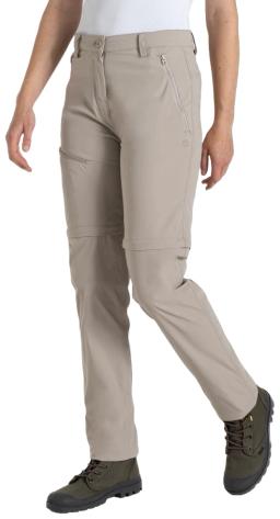 Womens NosiLife Pro Convertible Trousers III Soft Mushroom