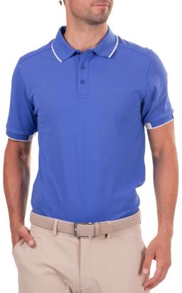 Mens Stan Polo Short Sleeve Mykonos
