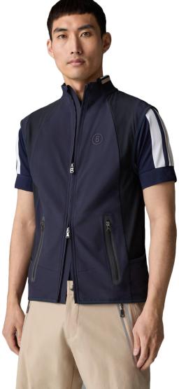 Mens Rabanus Gilet Navy Blue