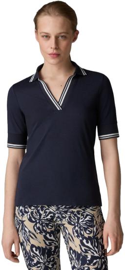 Womens Elonie-1 Polo T-shirt Navy Blue