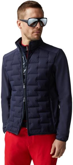 Mens Daron-Down Softshell Jacket Navy Blue