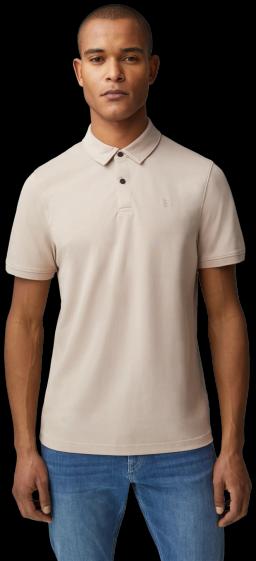 Mens Timo Polo Shirt Beige