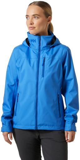 Womens Crew Hooded Sailing Jacket 2.0 Ultra Blue