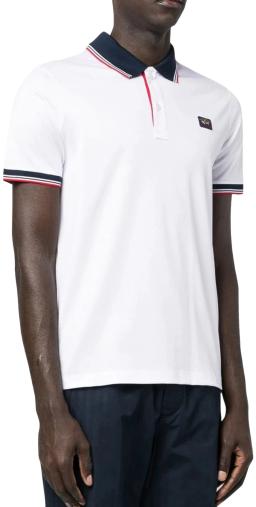Mens Knitted Poloshirt White
