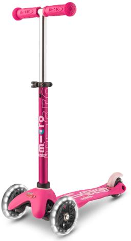 Mini Deluxe LED Scooter Pink