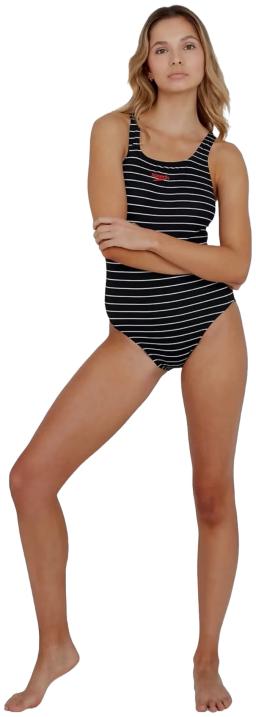 Speedo Stripe Medalist Swimsuit