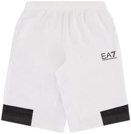 Boys Train Logo Series Tape Bermuda Shorts White