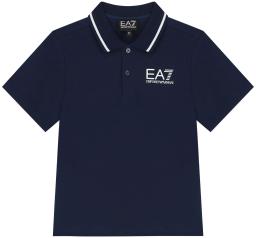 Emporio Armani EA7 Boys Train Core ID Short Sleeve Polo Shirt