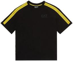 Emporio Armani EA7 Boys Train Logo Series Tape Tee