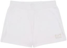 Girls Train Shiny Shorts White